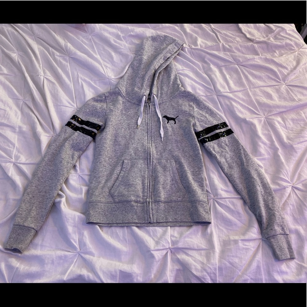 Grey PINK sweatshirt